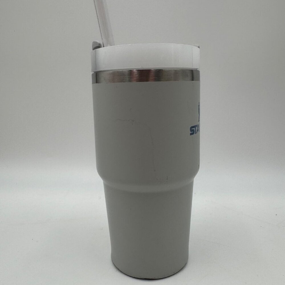 Stanley Insulated Stainless Steel Grey 20oz Cup with new Straw - Picture 6 of 8